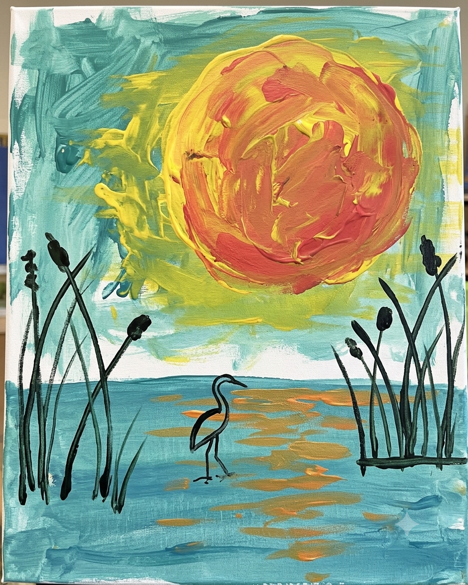Marsh Glow but a 5 year old drew it